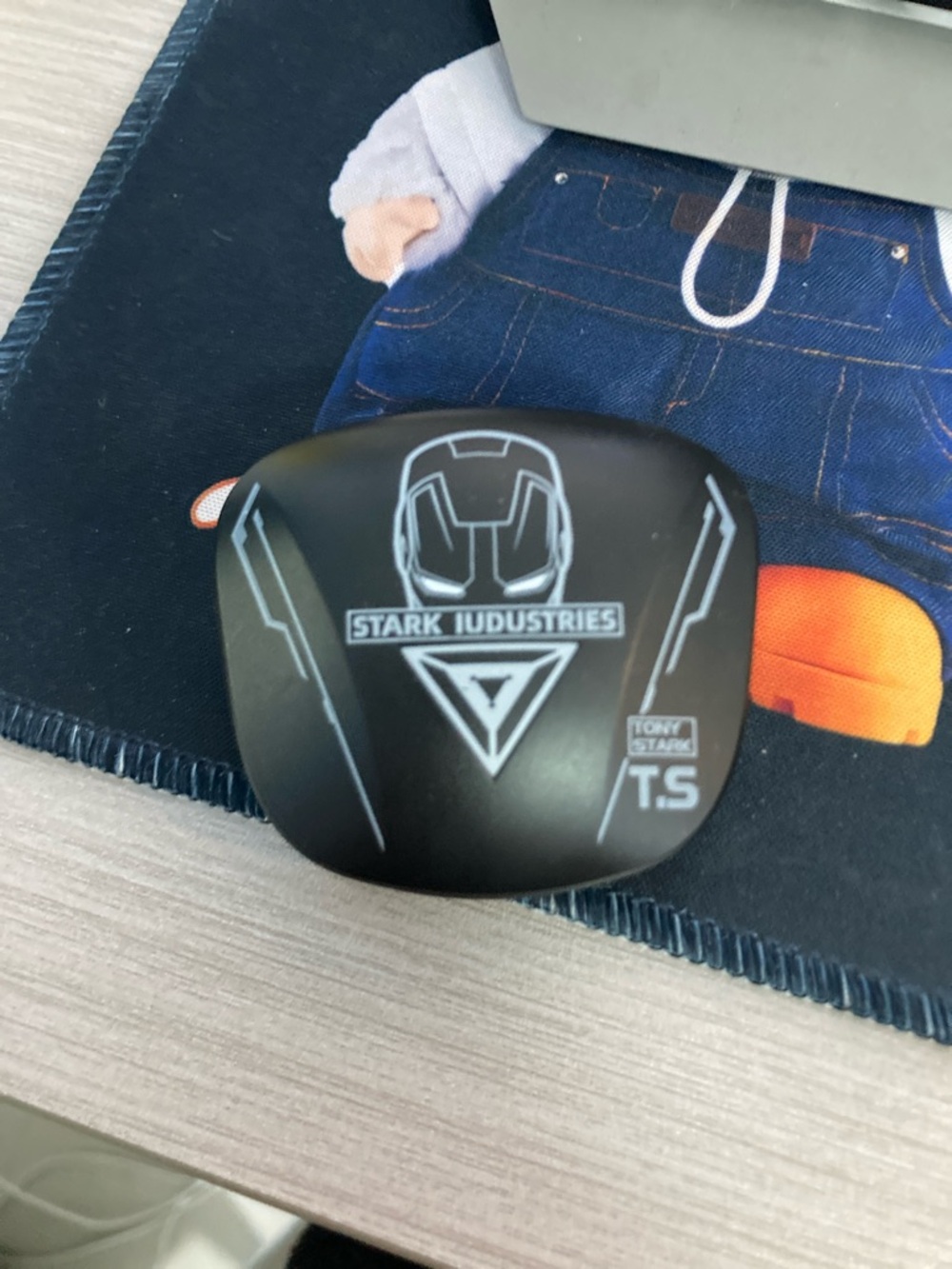 Marvel Black Iron Man Tony Stark Earbud Case